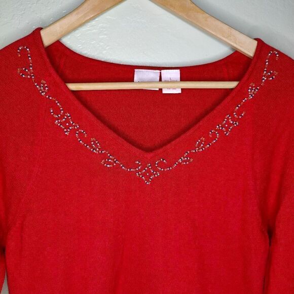 Xhilaration Y2K Fringe Beaded Boho Top - Picture 4 of 7